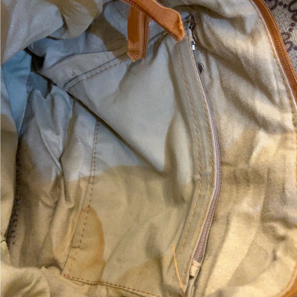 Elegant Brown and Tan Tote Bag - Picture 10 of 14